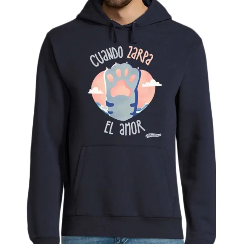 Felpa uomo con cappuccio Camela