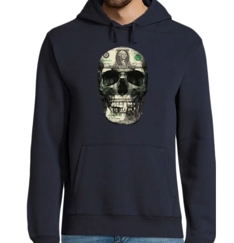 Felpa uomo con cappuccio cancro mental