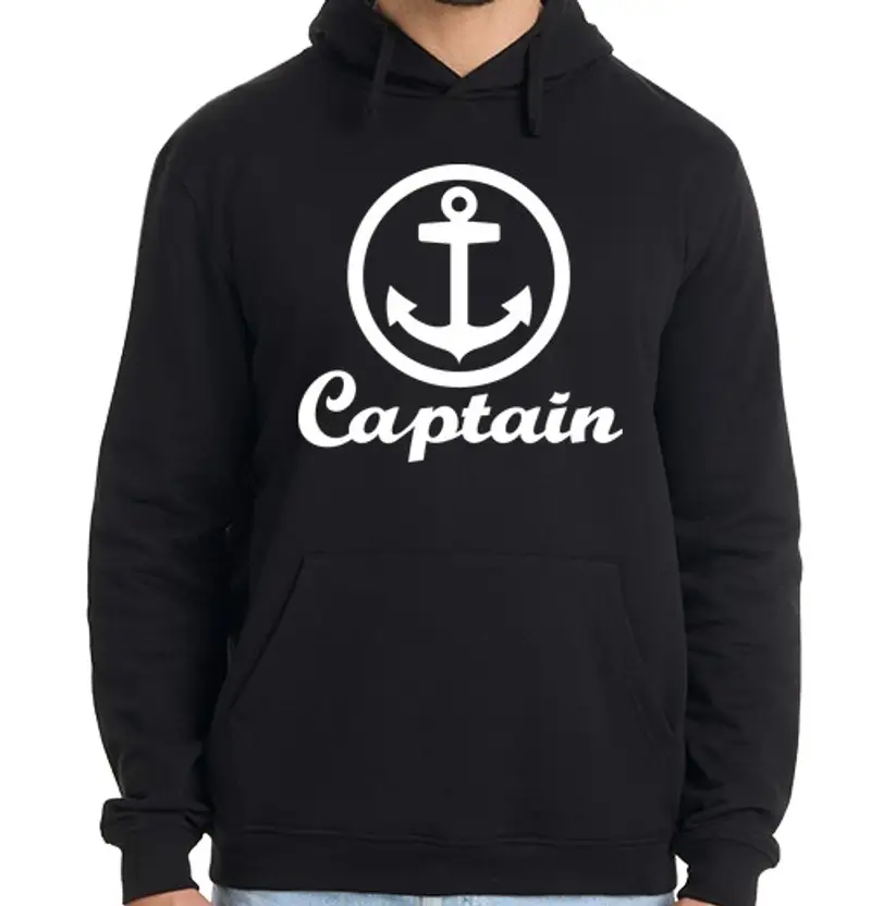 Felpa uomo con cappuccio Capitano