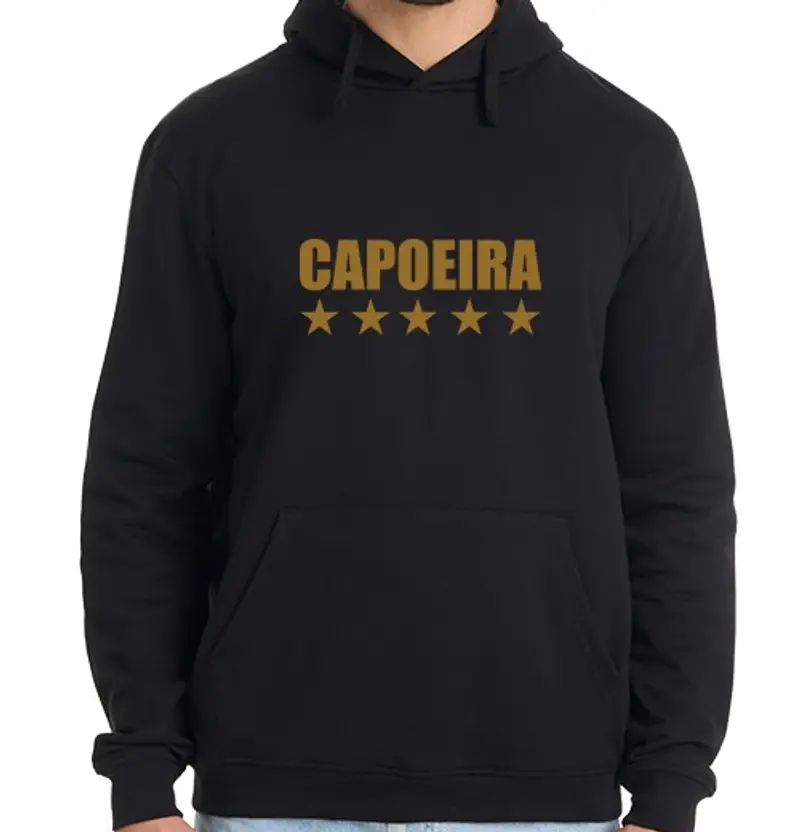 Felpa uomo con cappuccio cappuccio capoeira felpa