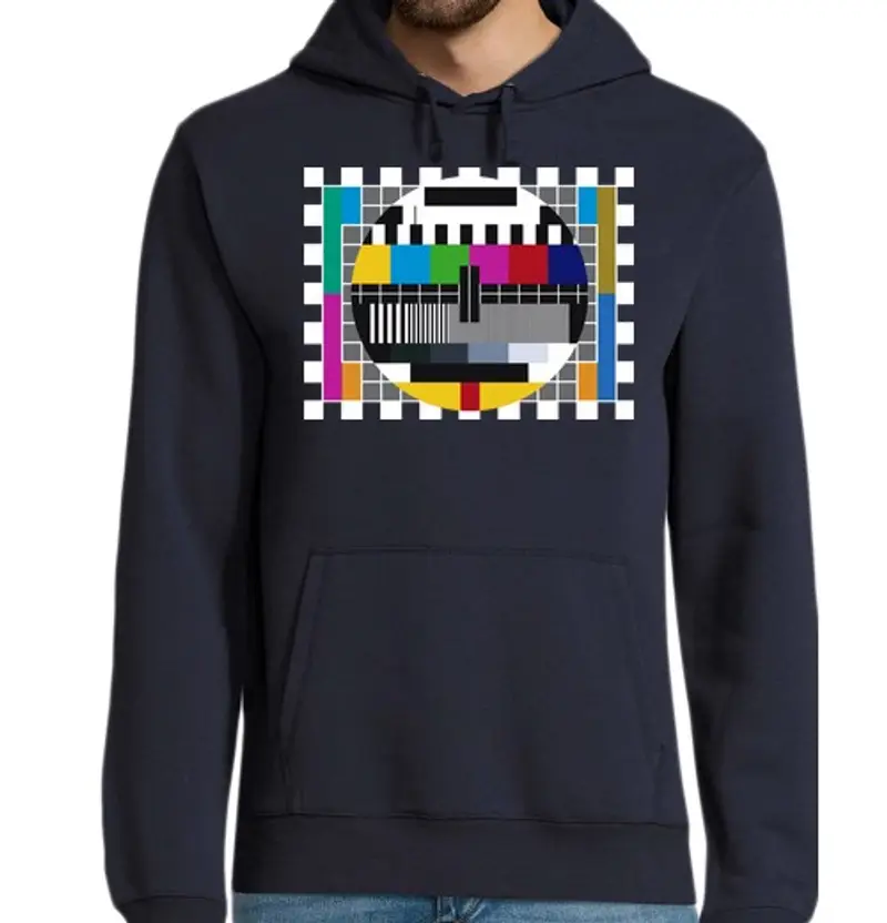 Felpa uomo con cappuccio carta di prova