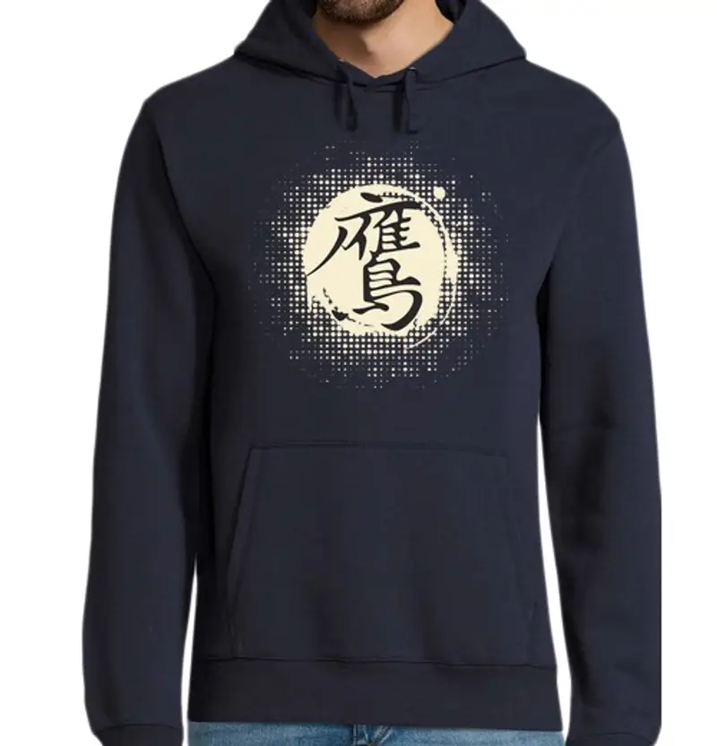 Felpa uomo con cappuccio CHINESE EAGLE