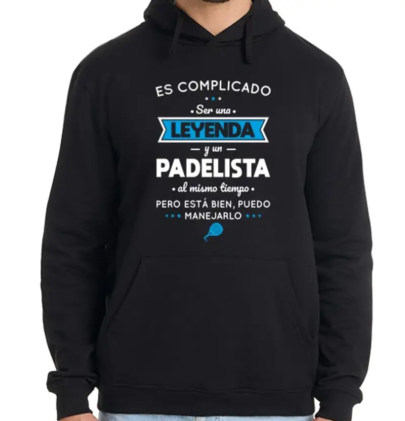 Felpa uomo con cappuccio complicato essere l eye nda e un paddle