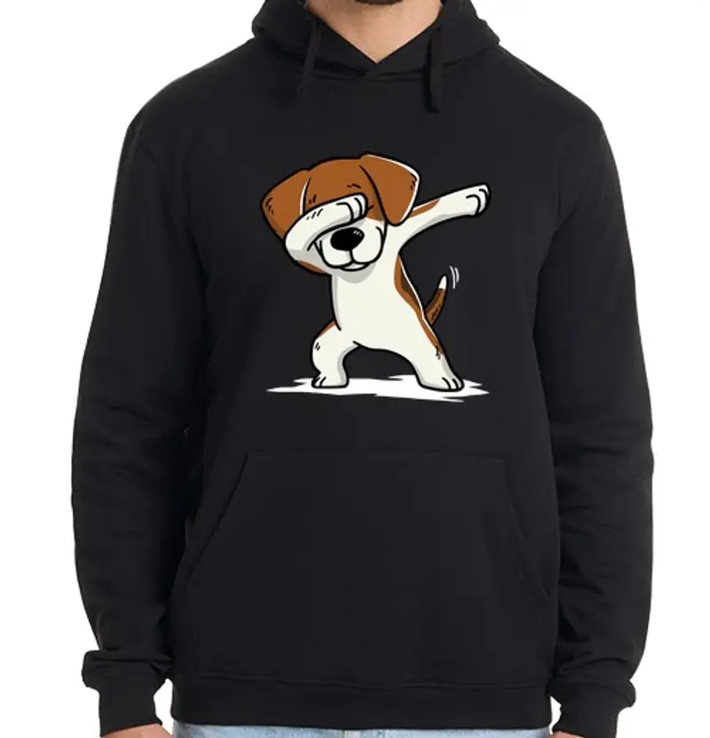 Felpa uomo con cappuccio dab cane b eagle