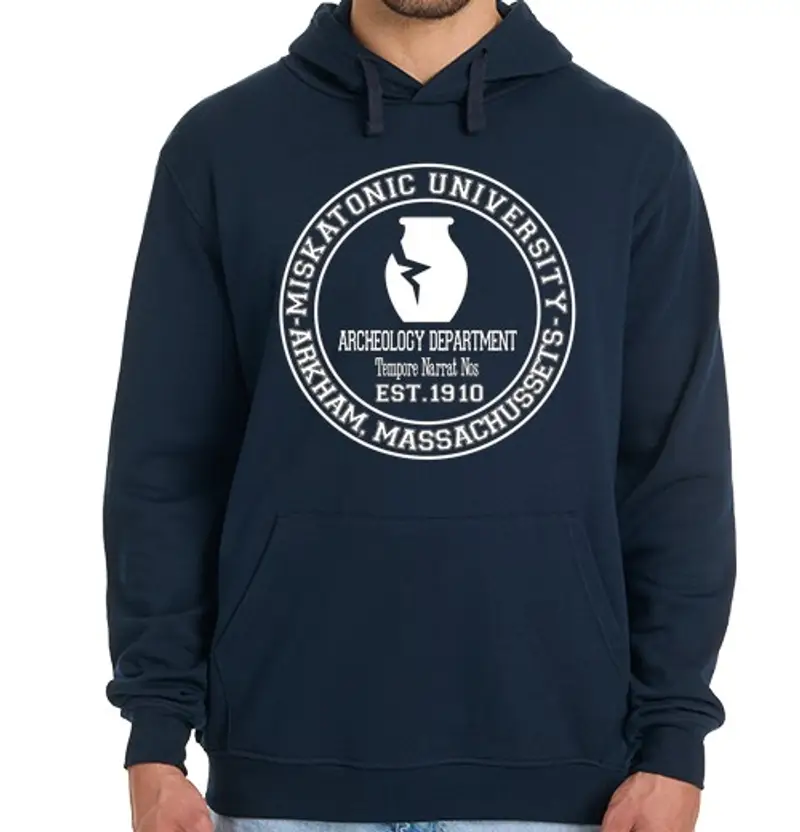 Felpa uomo con cappuccio dipartimento di archeologia del univer