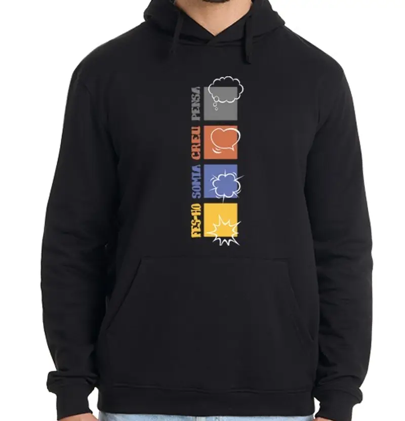 Felpa uomo con cappuccio Disegno nº 1903143