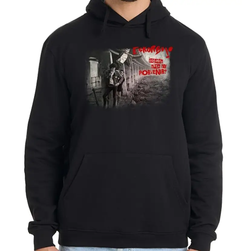 Felpa uomo con cappuccio dove è la per venire