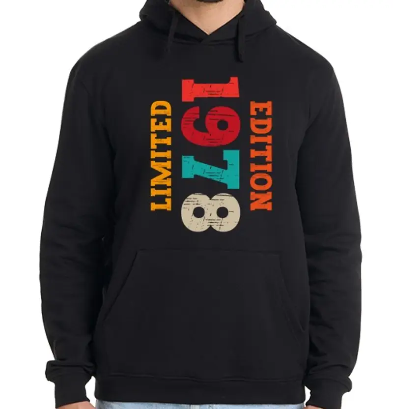 Felpa uomo con cappuccio Edizione limitata del 1978
