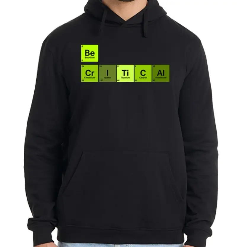 Felpa uomo con cappuccio essere critici