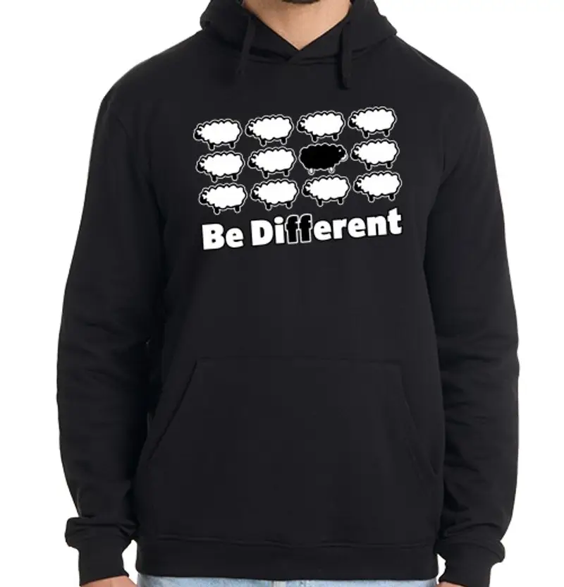 Felpa uomo con cappuccio essere divertentiso