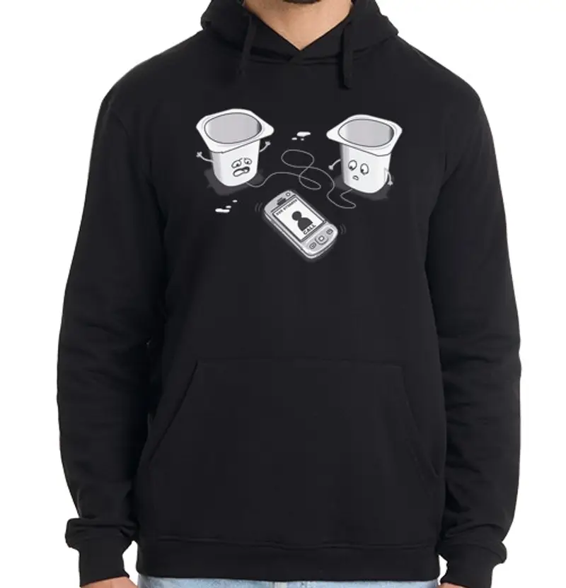 Felpa uomo con cappuccio evoluzione