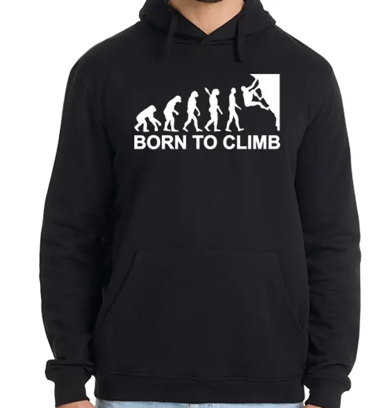 Felpa uomo con cappuccio evoluzione