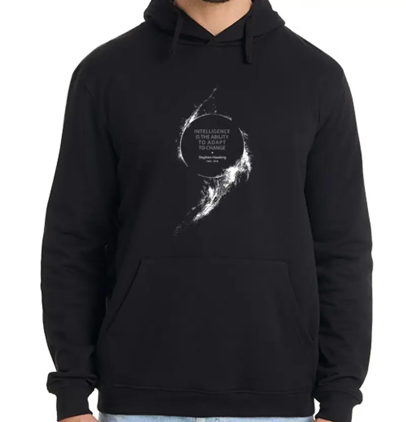 Felpa uomo con cappuccio Falco pellegrino - cosmologia - scienza