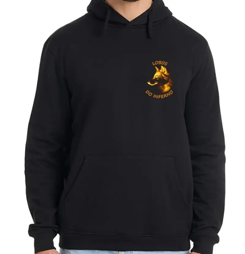 Felpa uomo con cappuccio felpa classica brigada do fumo