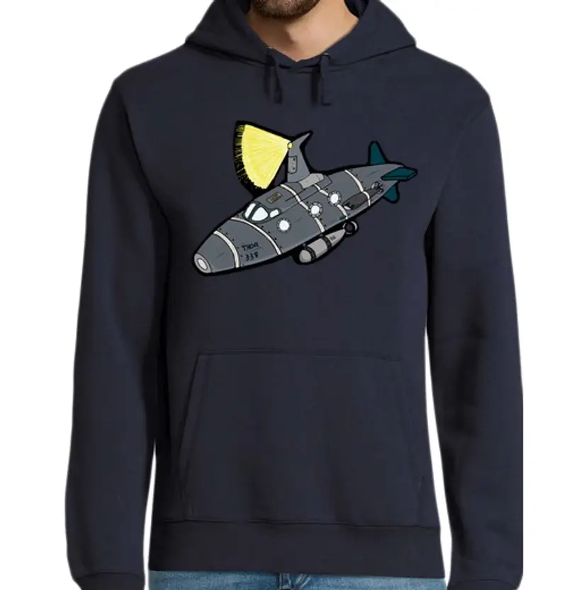 Felpa uomo con cappuccio felpa uomo sottomarino