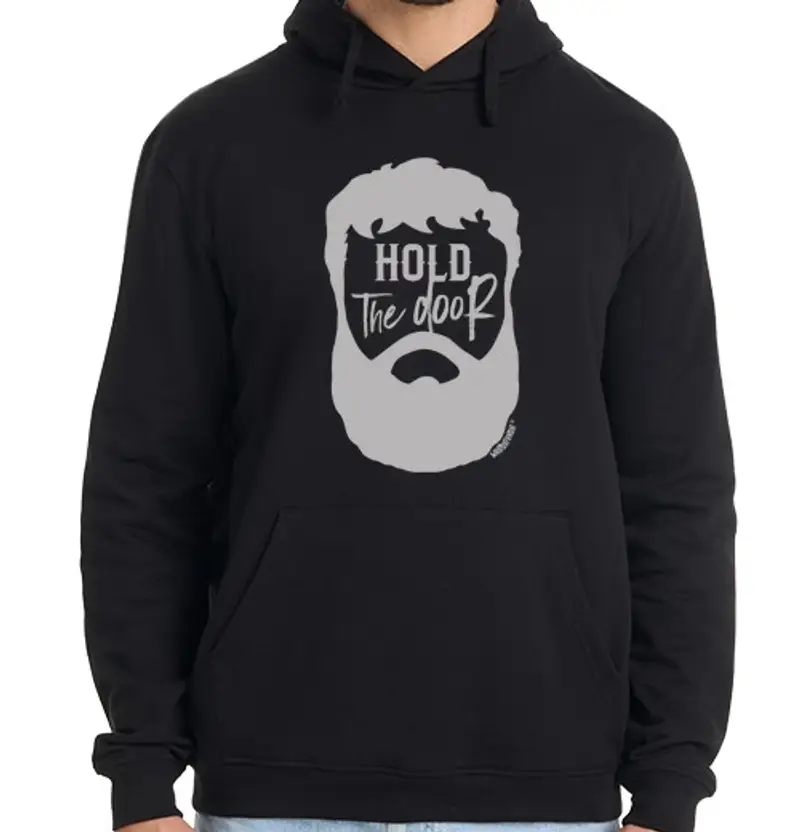Felpa uomo con cappuccio game of thrones - tenere la porta
