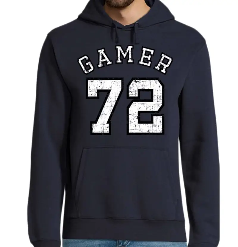 Felpa uomo con cappuccio gamer 72
