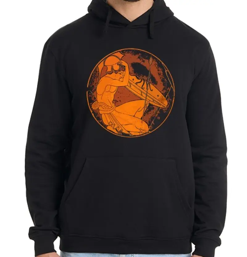 Felpa uomo con cappuccio Grecia