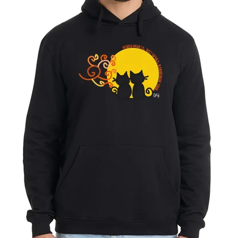 Felpa uomo con cappuccio haize-hegoa