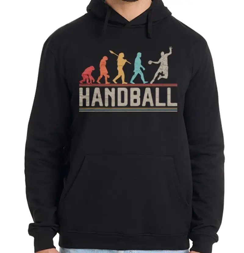 Felpa uomo con cappuccio Handball Balonmano Pallamano