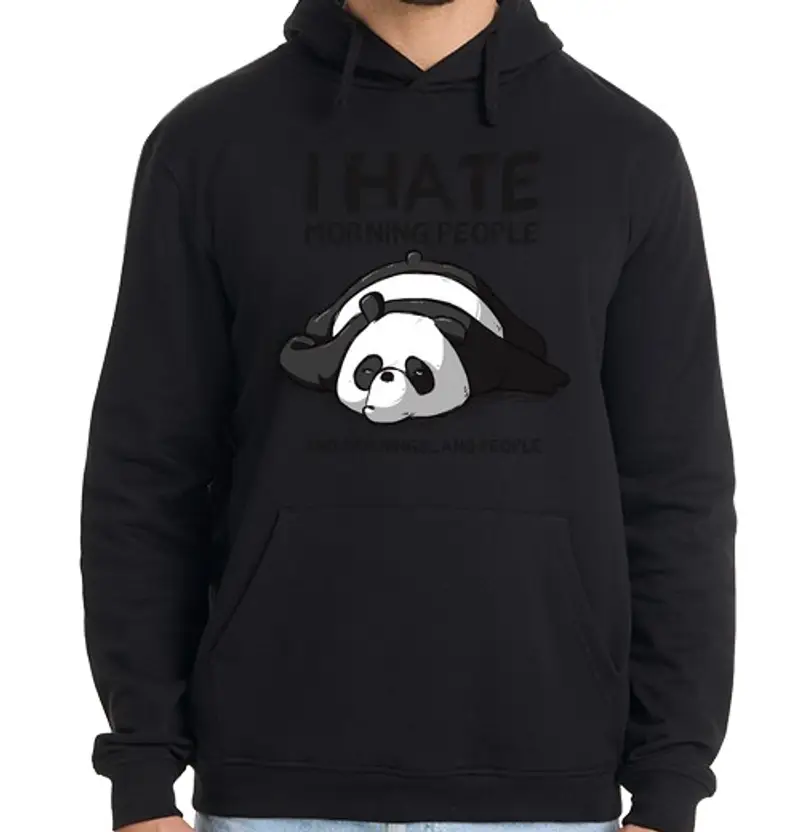 Felpa uomo con cappuccio hat people mattino