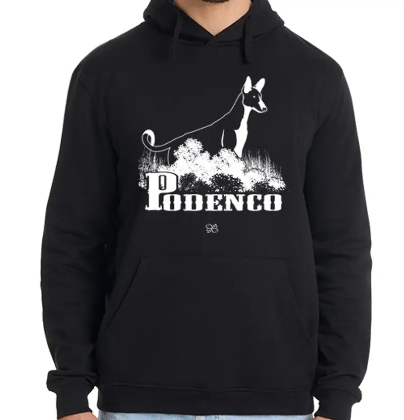 Felpa uomo con cappuccio i podenco