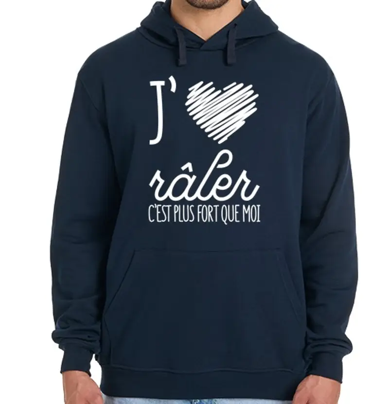 Felpa uomo con cappuccio idea regalo per chi si lamenta