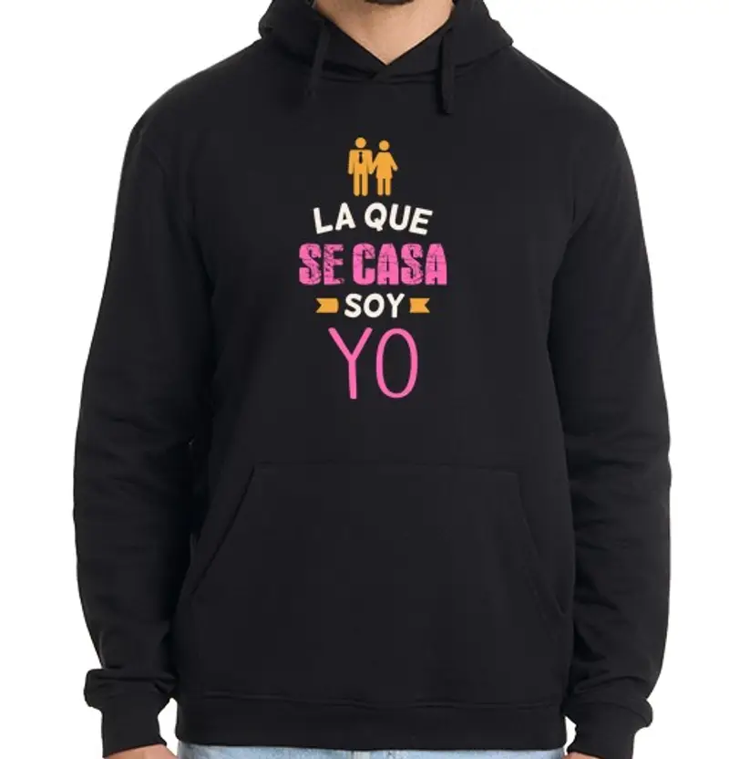 Felpa uomo con cappuccio il che si sposa sono I