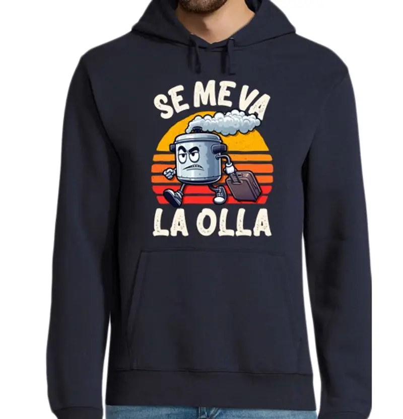 Felpa uomo con cappuccio il regalo festa del papà se ne andrà