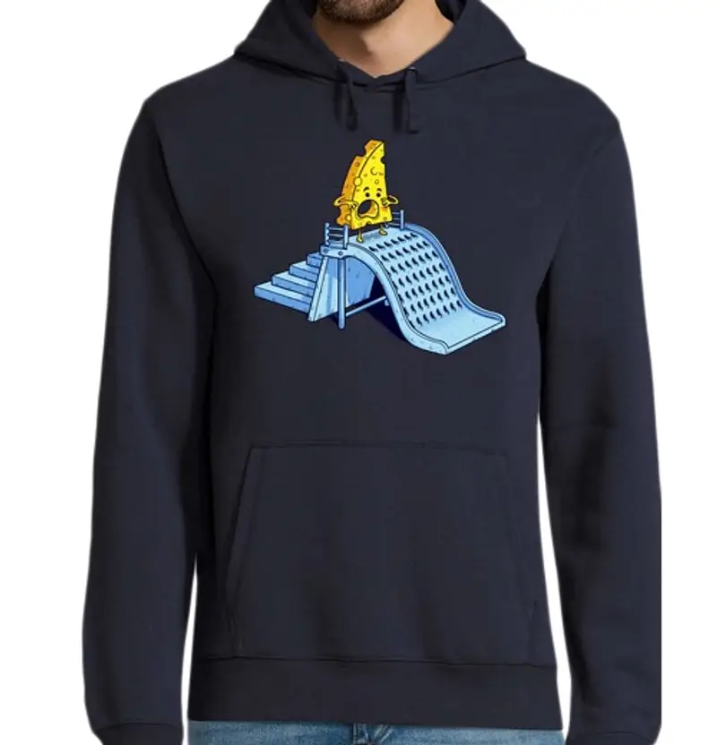 Felpa uomo con cappuccio il terrore tobogan