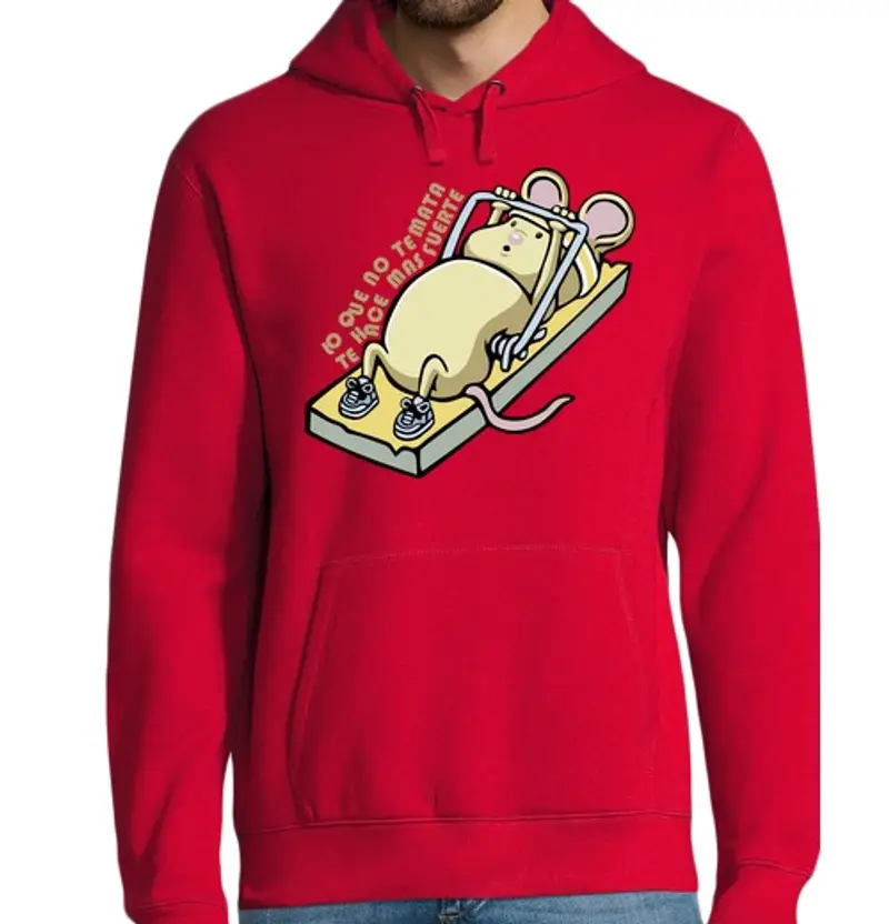 Felpa uomo con cappuccio in modo che non uccide te