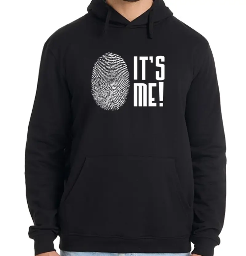 Felpa uomo con cappuccio incappucciato its me