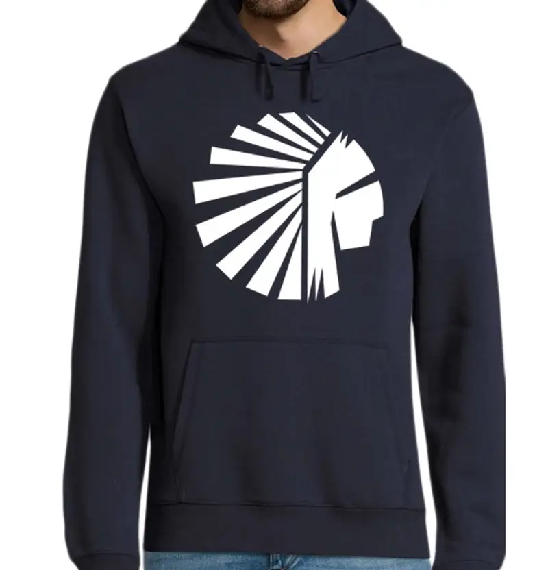 Felpa uomo con cappuccio indiano