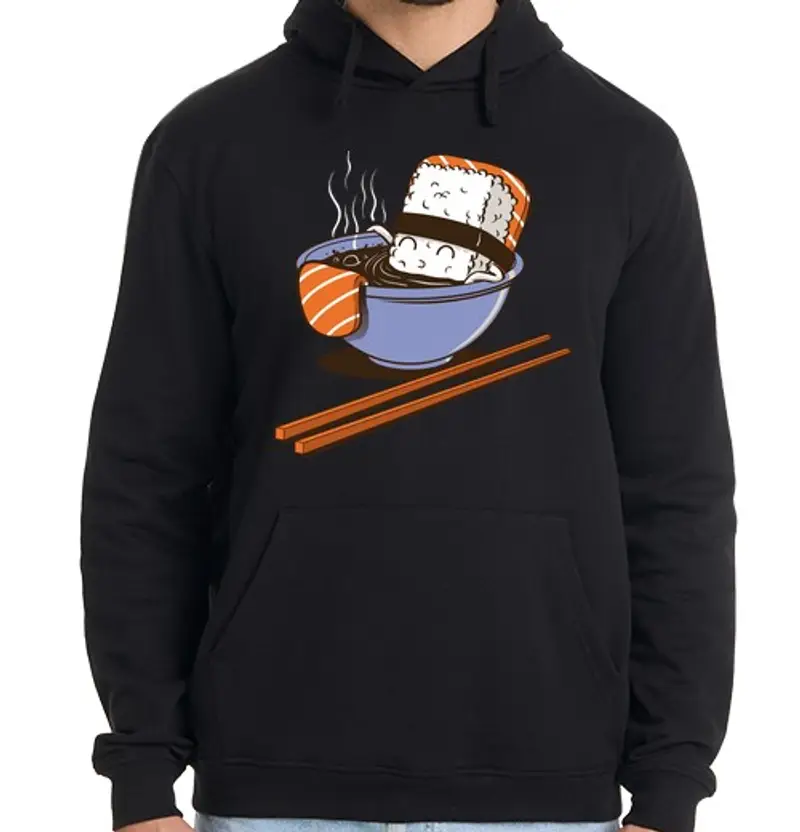 Felpa uomo con cappuccio jacuzzi food