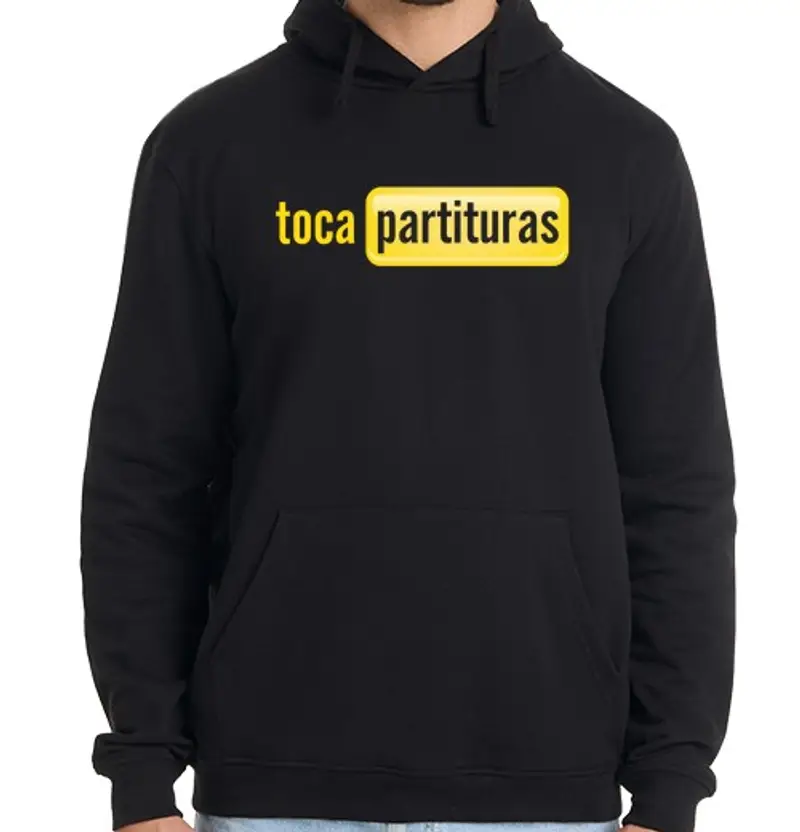 Felpa uomo con cappuccio jersey con cappuccio tocapartituras uomo