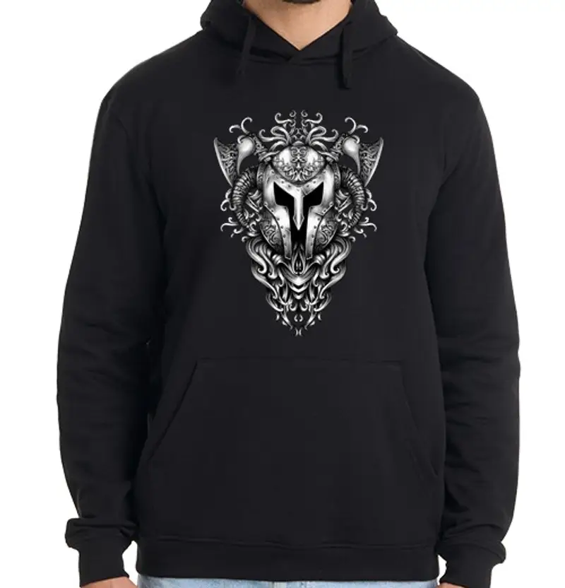 Felpa uomo con cappuccio l' armor of sega king