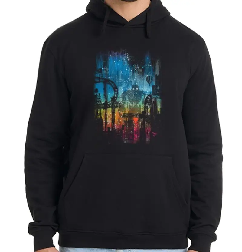 Felpa uomo con cappuccio l' last great carnevale