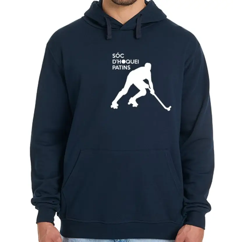 Felpa uomo con cappuccio l39 skate a rotelle è 2 bianchi