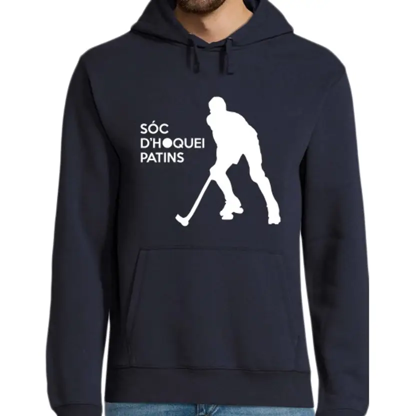 Felpa uomo con cappuccio l39 skate a rotelle è 3 bianchi