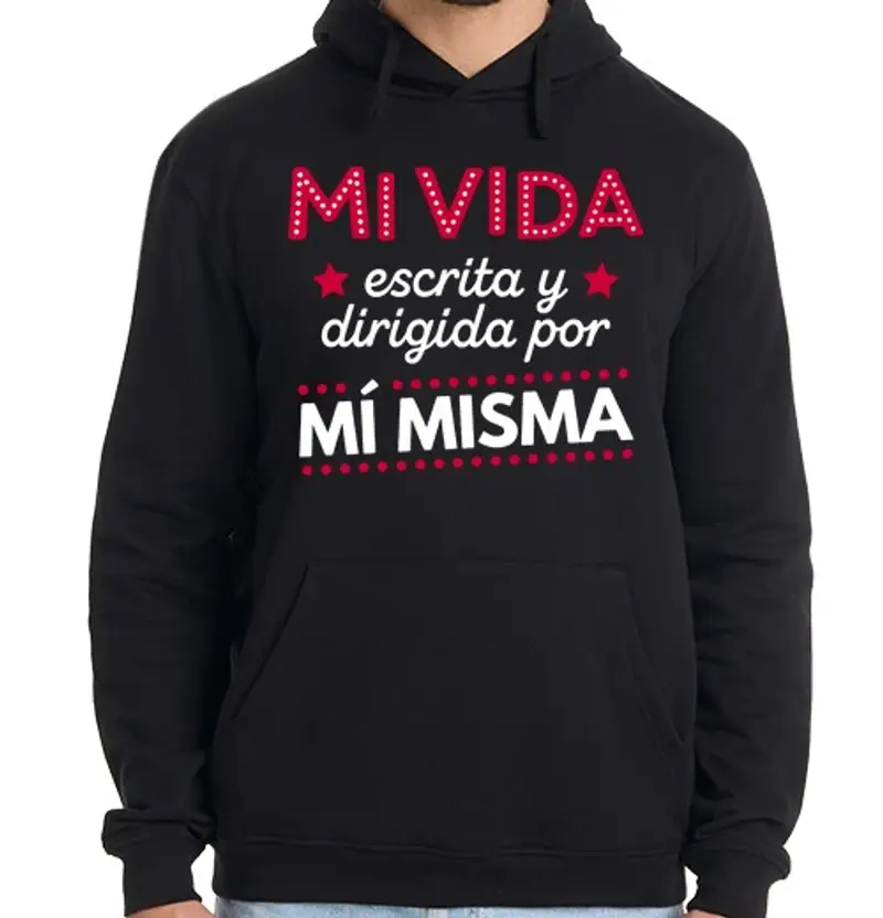 Felpa uomo con cappuccio la mia vita