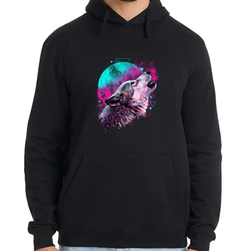 Felpa uomo con cappuccio la rinascita