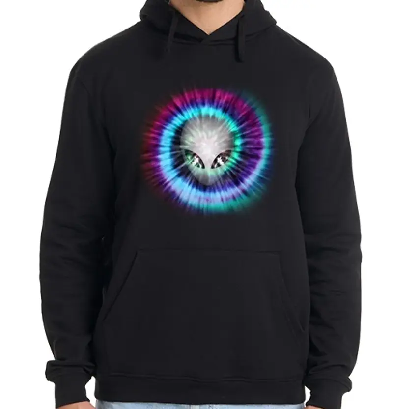 Felpa uomo con cappuccio la verità è là fuori