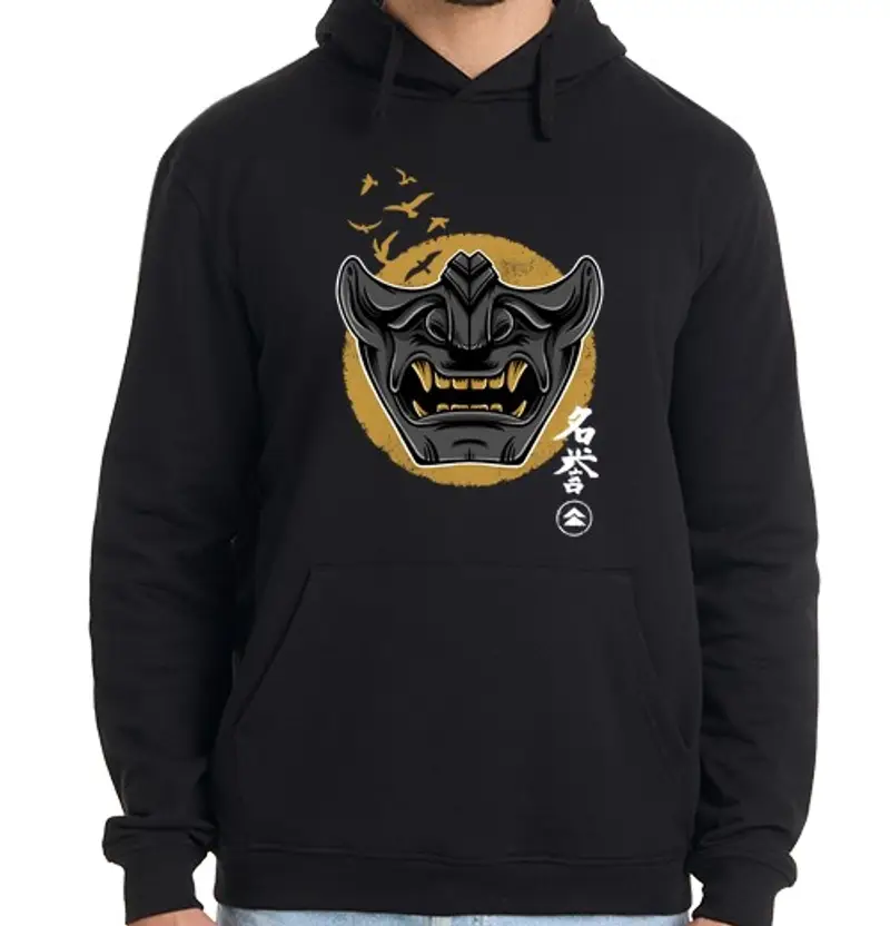 Felpa uomo con cappuccio la via of warrior