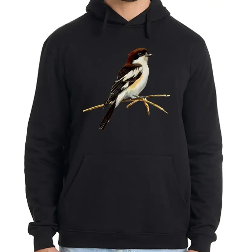 Felpa uomo con cappuccio Lanius carina