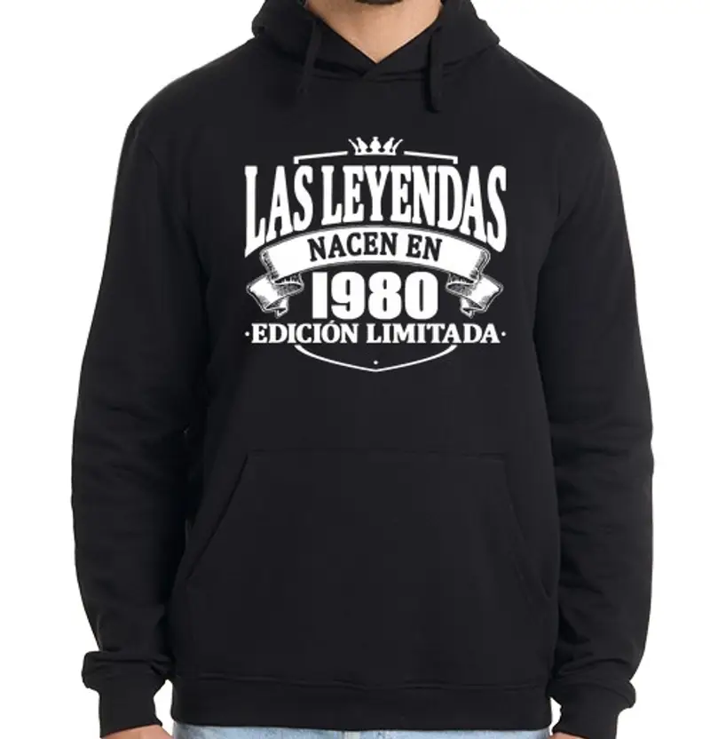 Felpa uomo con cappuccio le l eye NDAS n ace n 1980