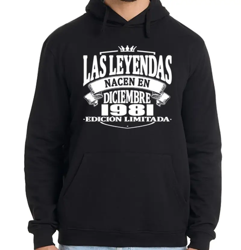 Felpa uomo con cappuccio le l eye NDAS n ace n nel dicembre 1981