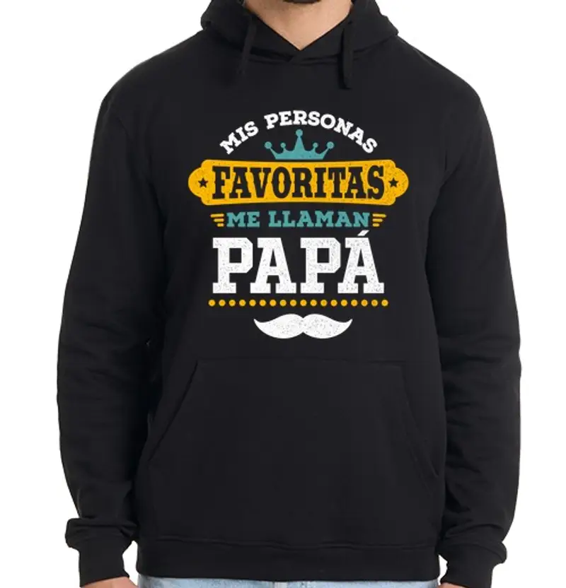 Felpa uomo con cappuccio le mie persone preferite mi chiamano papà regalo festa del papà
