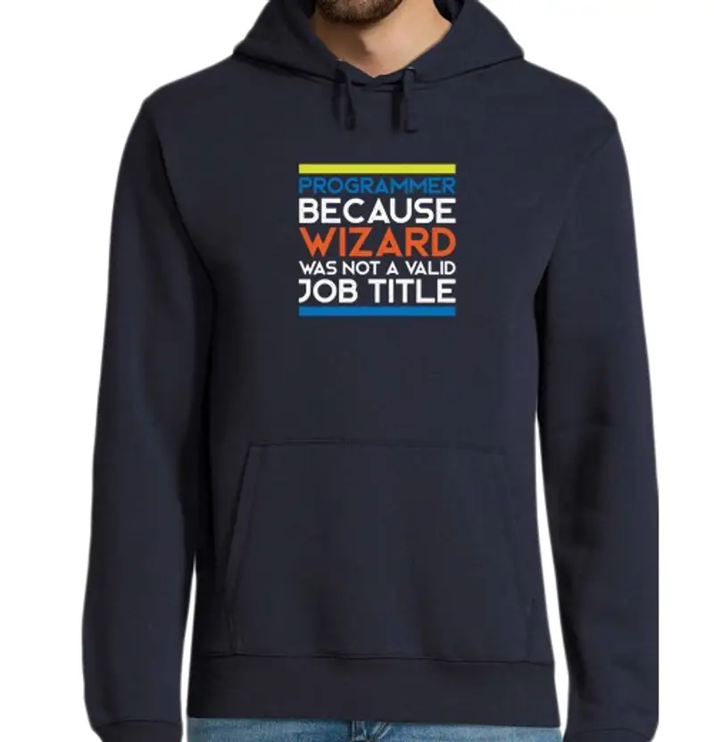 Felpa uomo con cappuccio light magica pro grammer