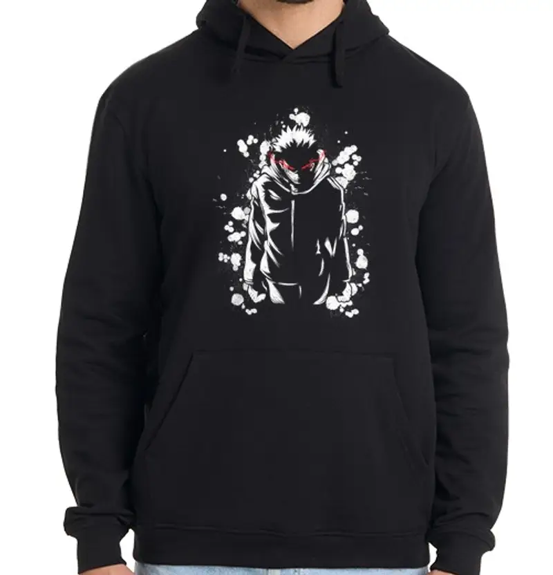Felpa uomo con cappuccio lo spirito maledetto