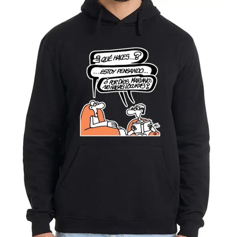 Felpa uomo con cappuccio Mariano non fare cose pazze